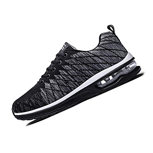 [WLK] [Amazon限定ブランド] ランニングシューズ 厚底スニーカー メンズ レディース エアクッション ウォーキング ジョギング 軽量 通気性 3D滑り止め 通学 通勤 長時間快適