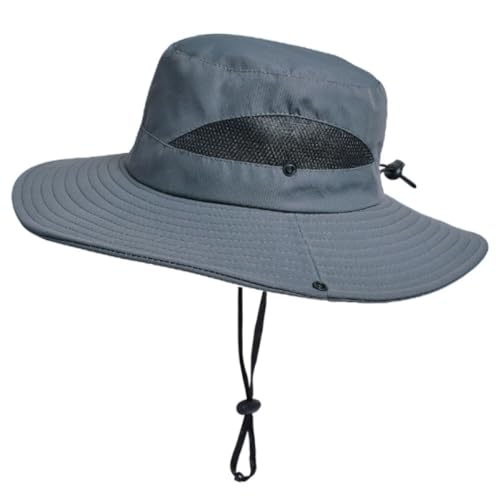 [FREESE] サファリハット 日除け帽子 メンズ ツバ広 UVカット 日焼け防止 超軽量 吸湿速乾 メッシュ 釣り 登山 アウトドア 2way 折りたたみ